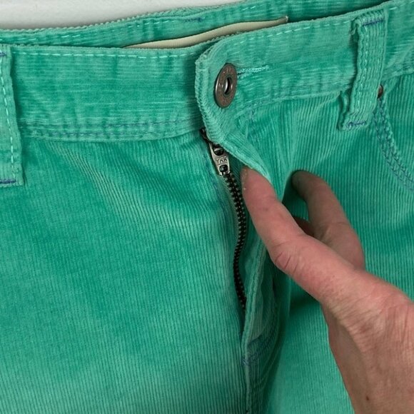 Gap Green Corduroy Pencil Skirt Cord Stretch Size Medium Retro 90s Hippie Y2K M‎ - Picture 5 of 7